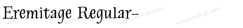 Eremitage Regular字体转换